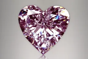 0.33 Carat Heart Pink Lab Diamond