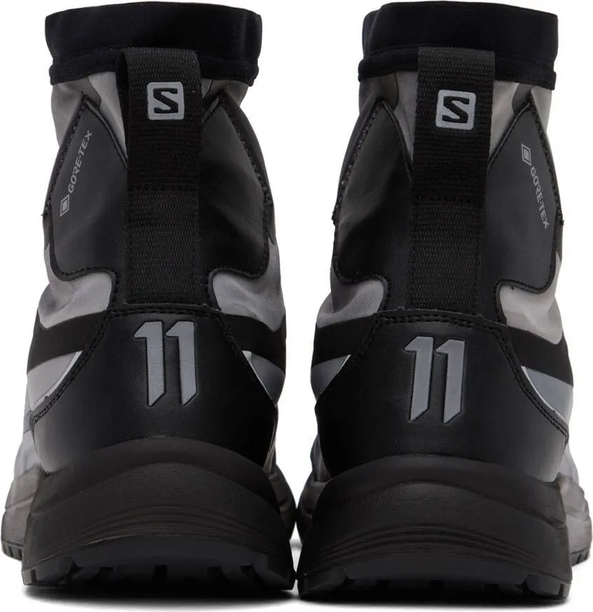 11 by Boris Bidjan Saberi Gray & Black Salomon Edition Bamba 2 GTX High Sneakers