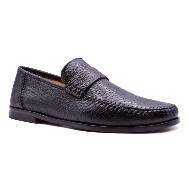 19-025-BRN PARMA Peccary Loafer, Brown