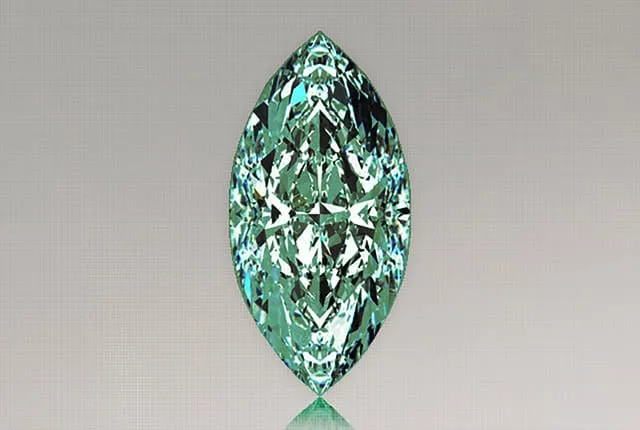 2.00 Carat Marquise Green Lab Diamond