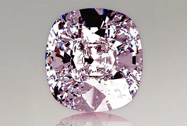 4.07 Carat Cushion Pink Lab Diamond