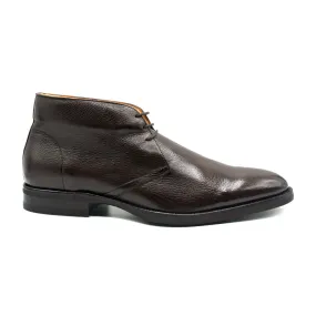 48-590-DBR MARCO Deerskin Chukka Boot, Dark Brown