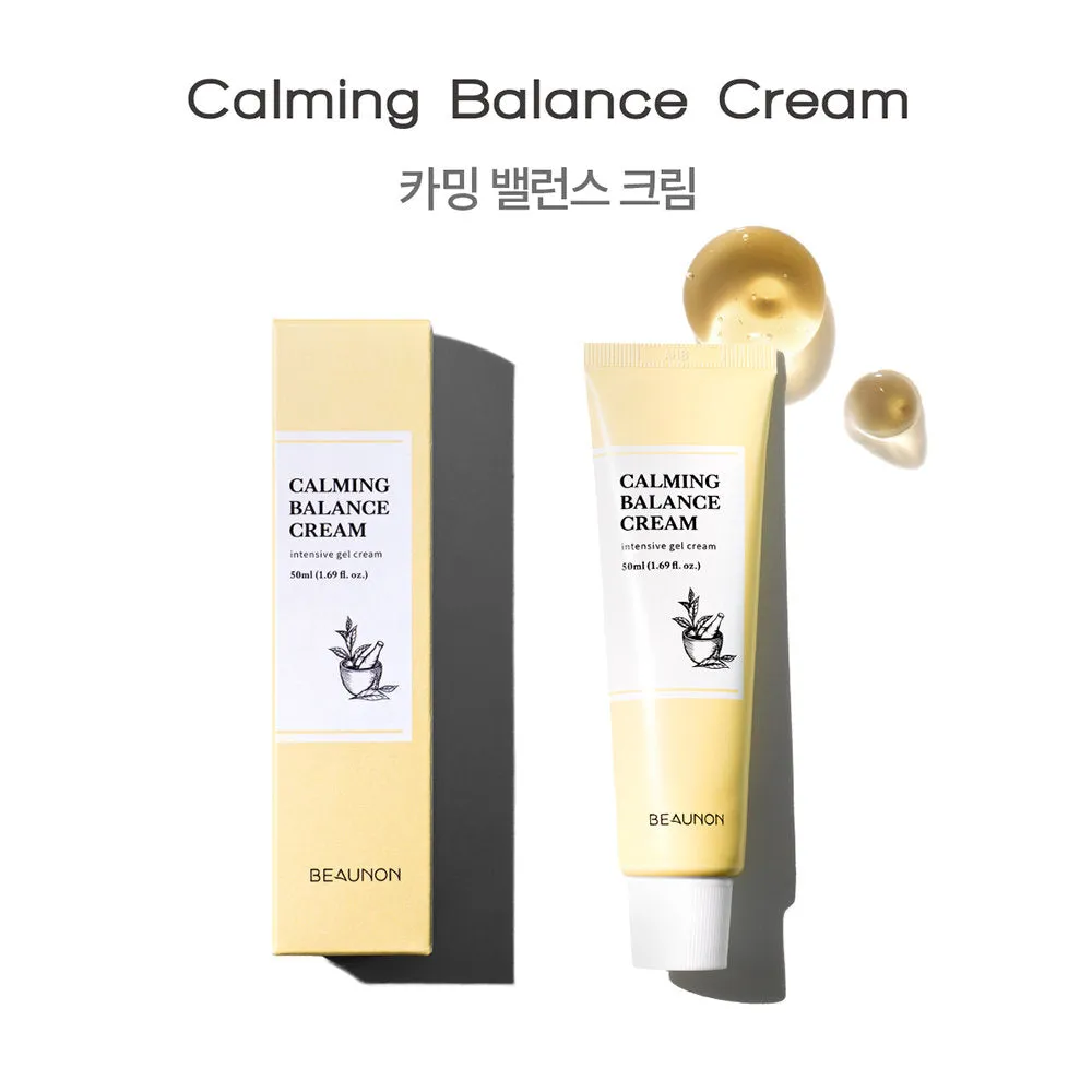 6 Pieces Beaunon Calming Balance Creams 50ml Facial Soothing Moisture Skincare Korean Best Popular Selling Beauty Face soothes h