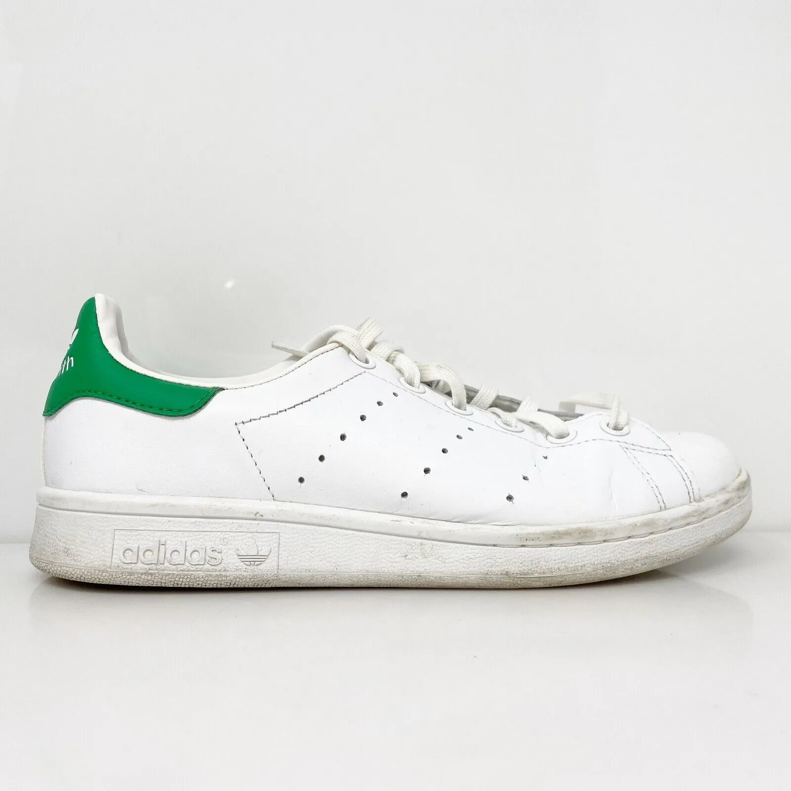 Adidas Boys Stan Smith M20605 White Casual Shoes Sneakers Size 5