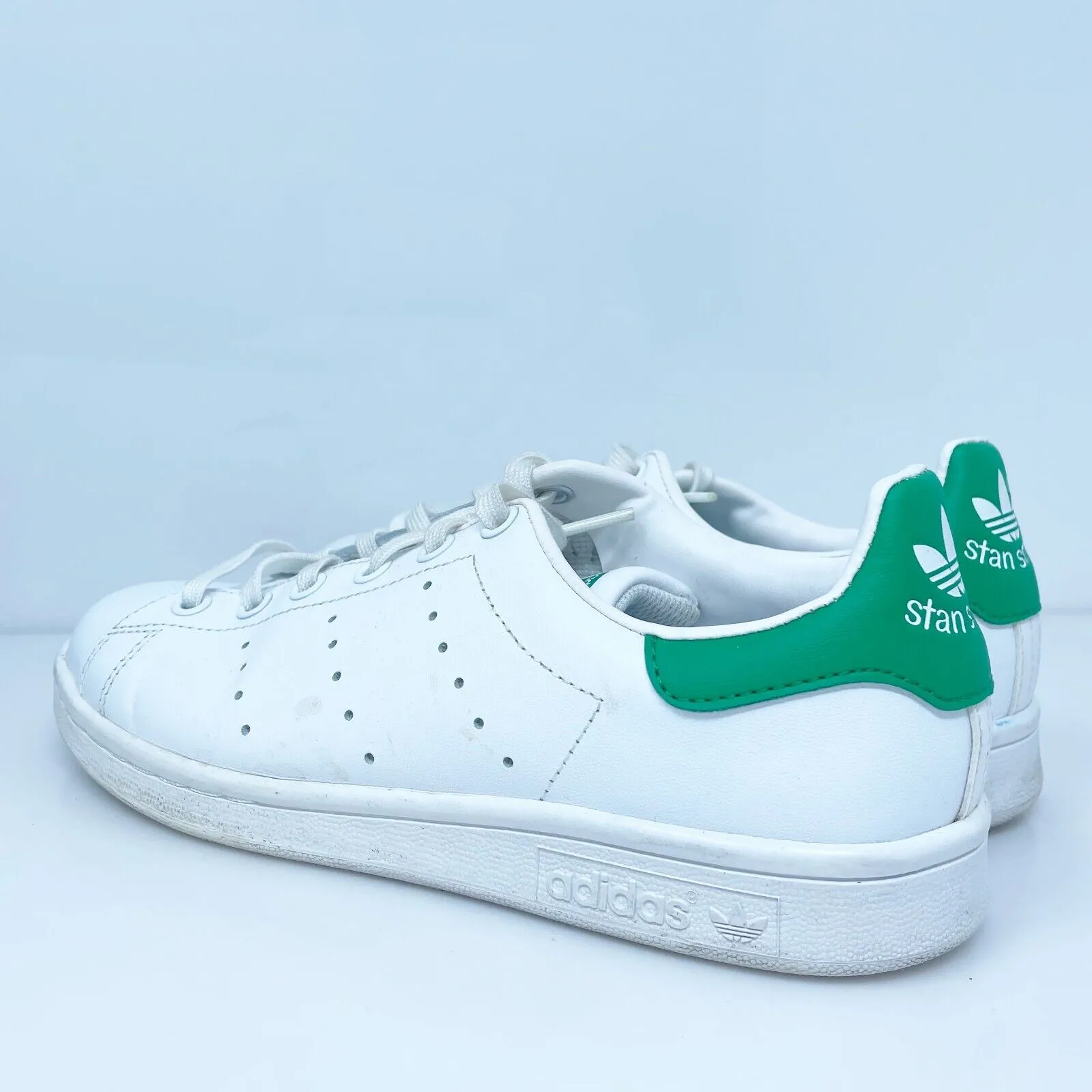 Adidas Boys Stan Smith M20605 White Casual Shoes Sneakers Size 5