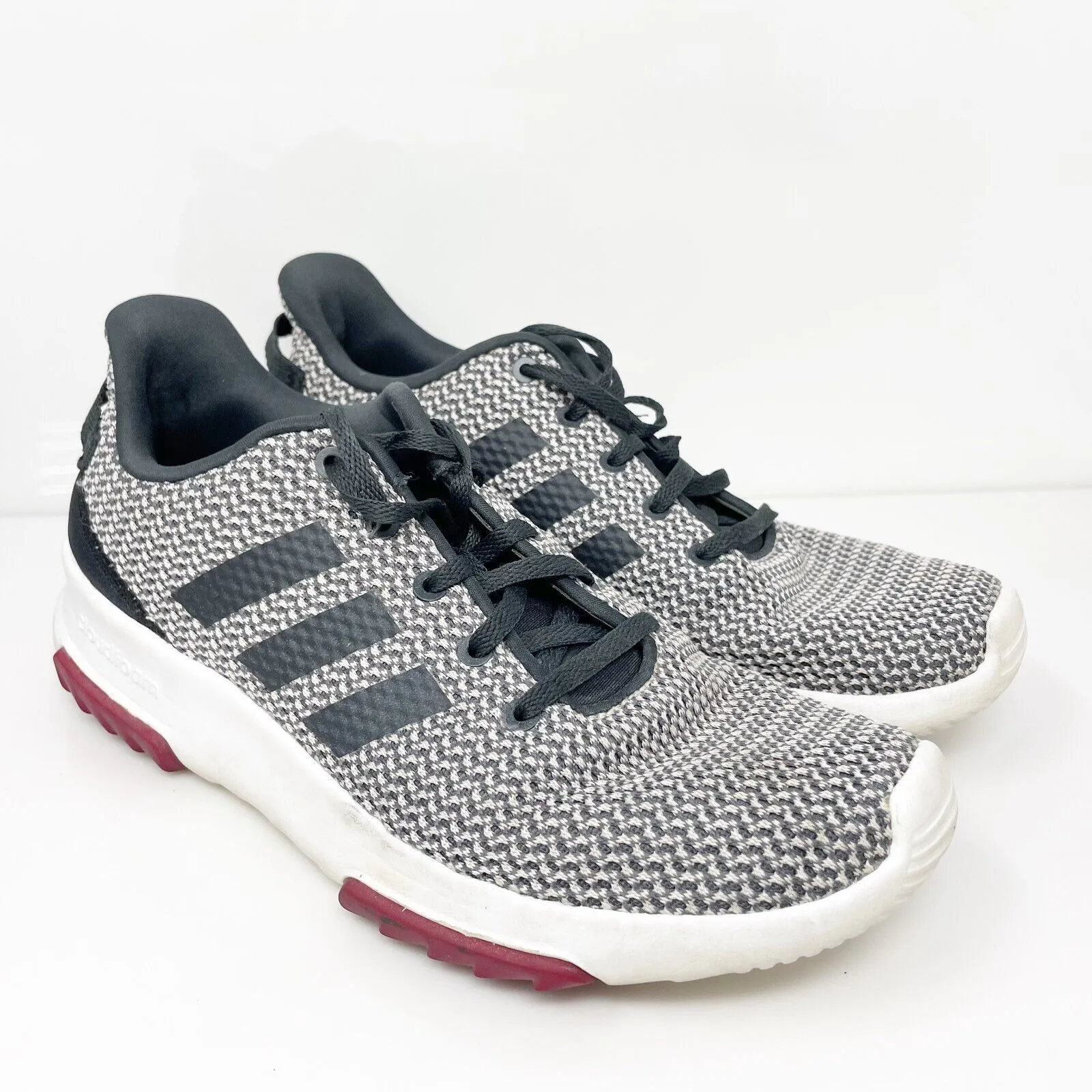 Adidas Womens Cloudfoam Racer TR B42170 Gray Running Shoes Sneakers Size 8.5