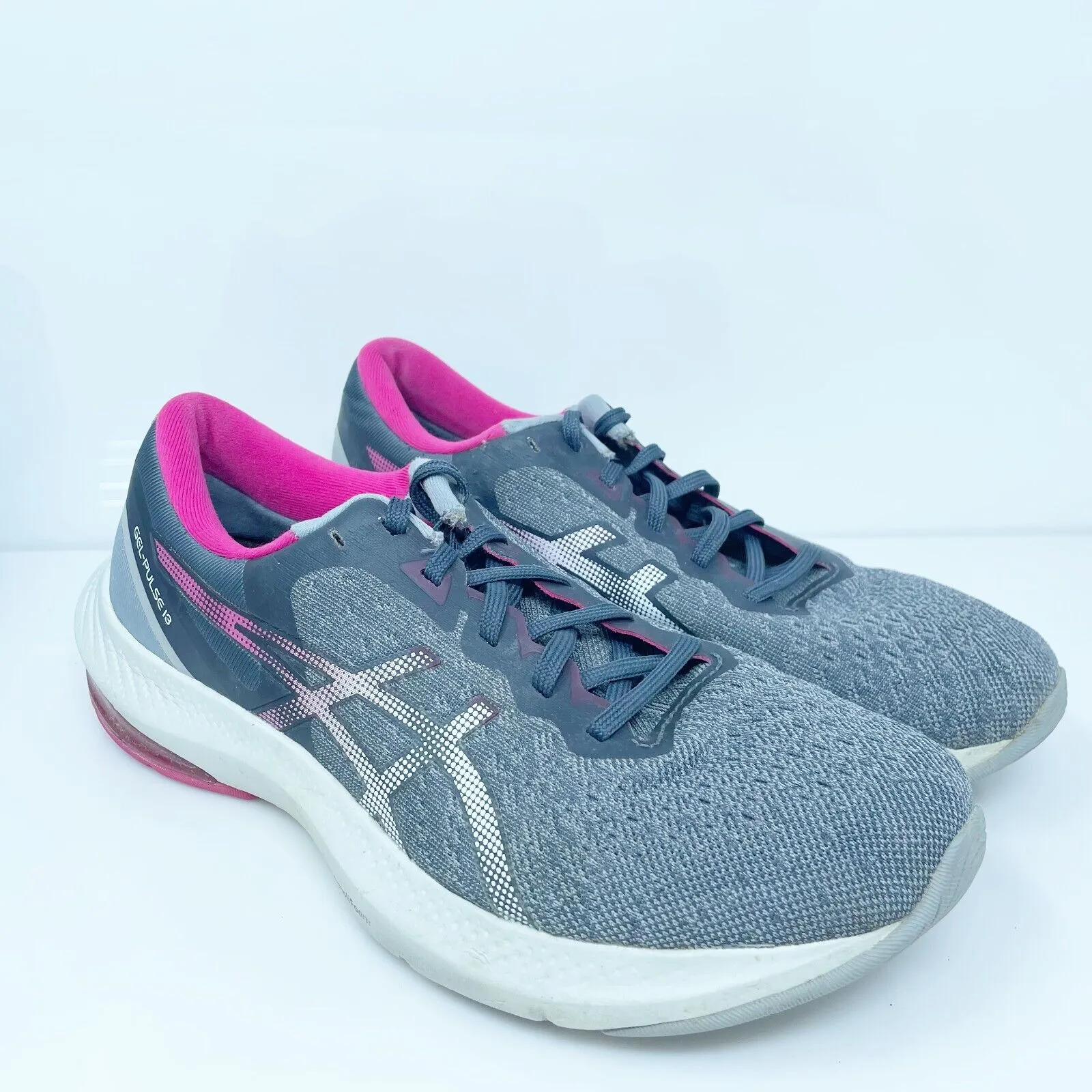 Asics Womens Gel Pulse 13 1012B035 Gray Running Shoes Sneakers Size 8.5