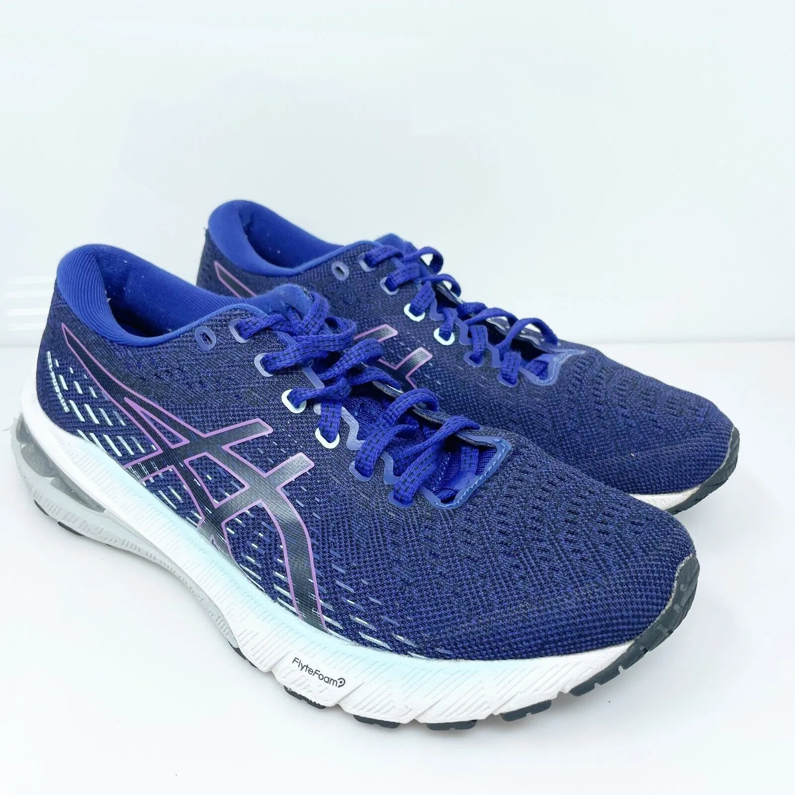 Asics Womens Gel Pursue 8 1012B394 Blue Running Shoes Sneakers Size 7.5 W