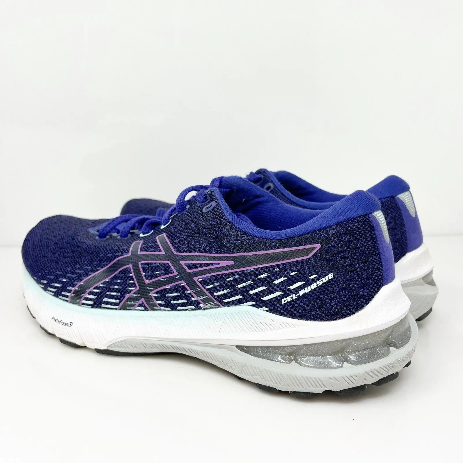 Asics Womens Gel Pursue 8 1012B394 Blue Running Shoes Sneakers Size 7.5 W