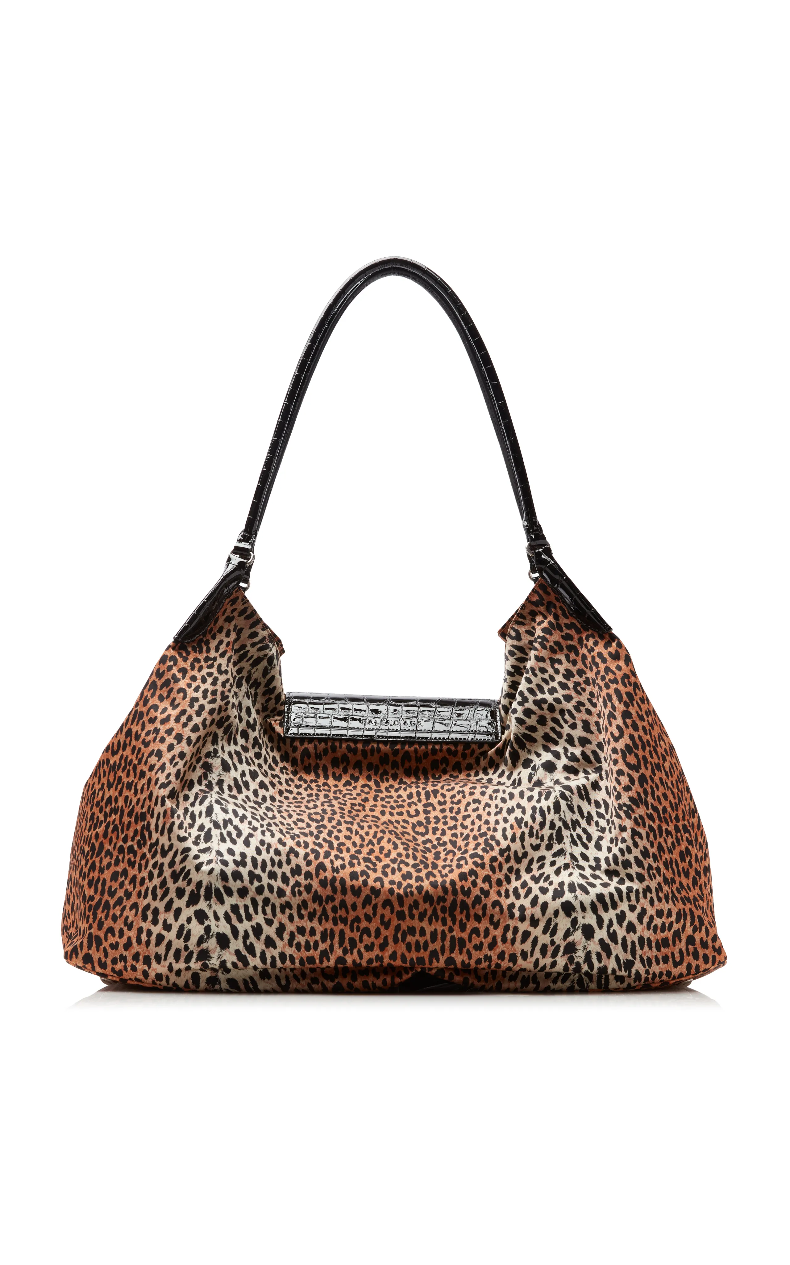 Balenciaga Geneve Large Leopard-Printed Nylon Tote Bag