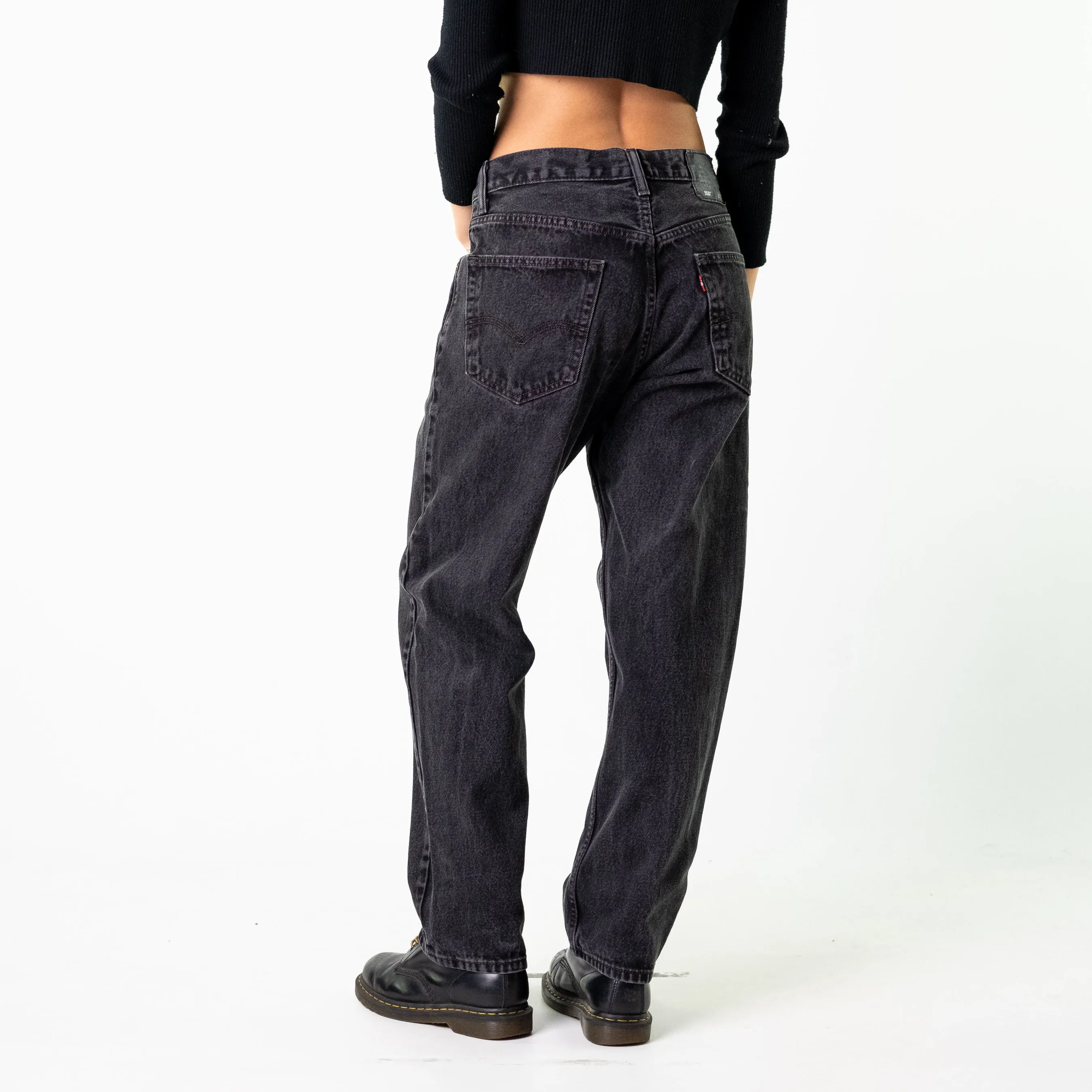 Black 90s Levi's 550s Cargo Skater Trousers Pants Jeans (32x30)