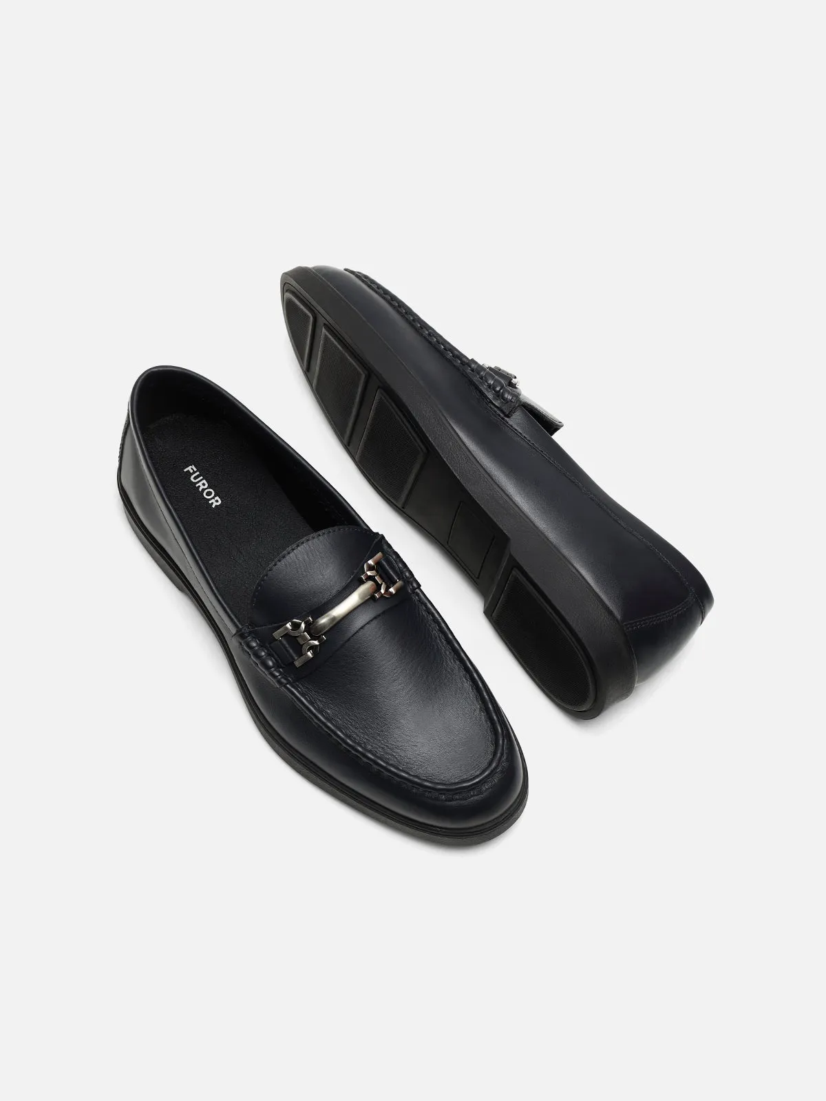 Black Bit Loafers - FAMS24-064