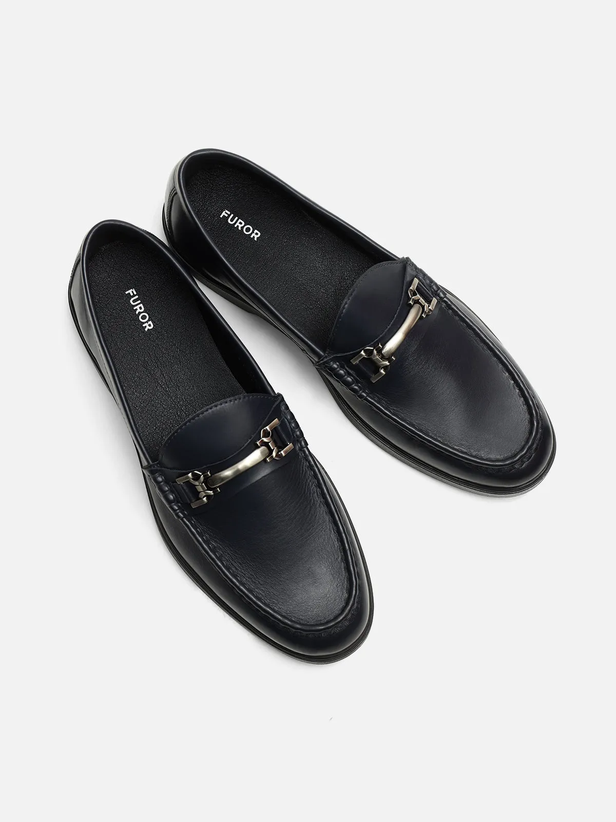 Black Bit Loafers - FAMS24-064