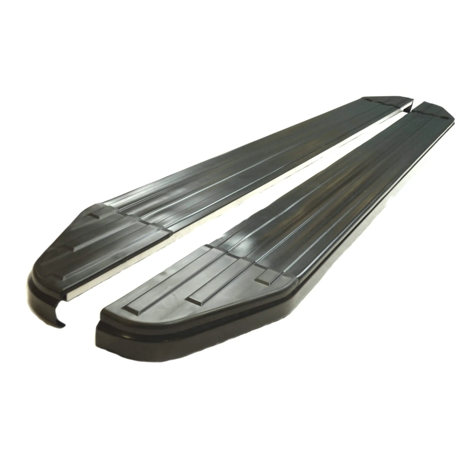 Black Raptor Side Steps Running Boards for Isuzu D-Max Double Cab 2012-2020