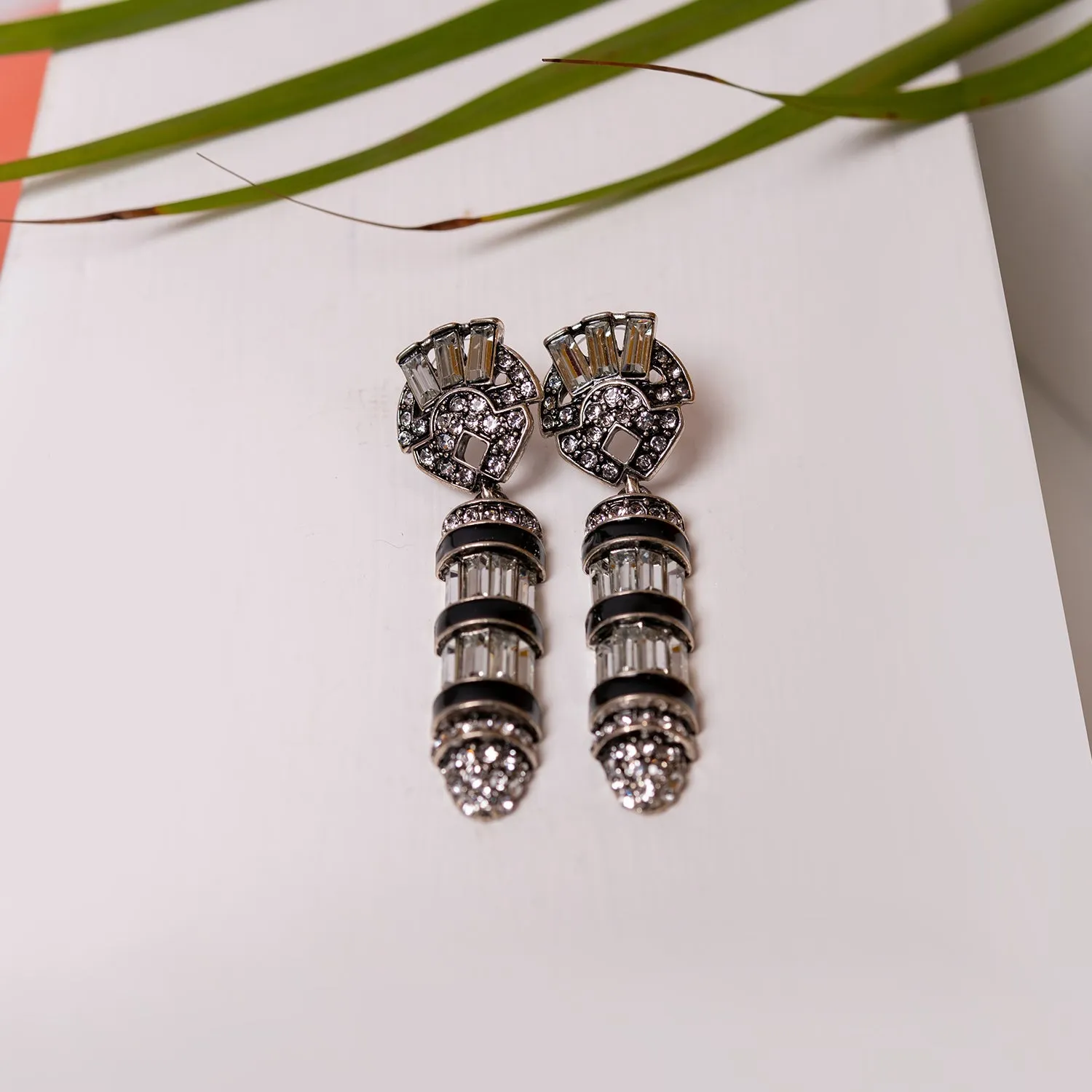 Black Trend Earrings ER-141