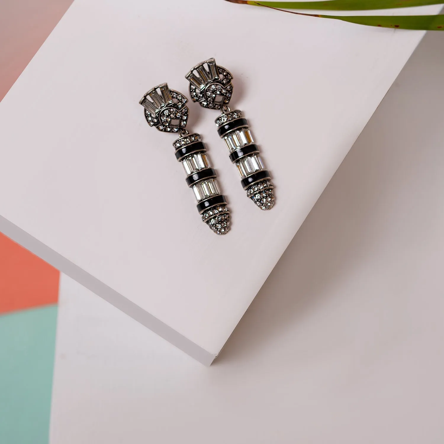 Black Trend Earrings ER-141