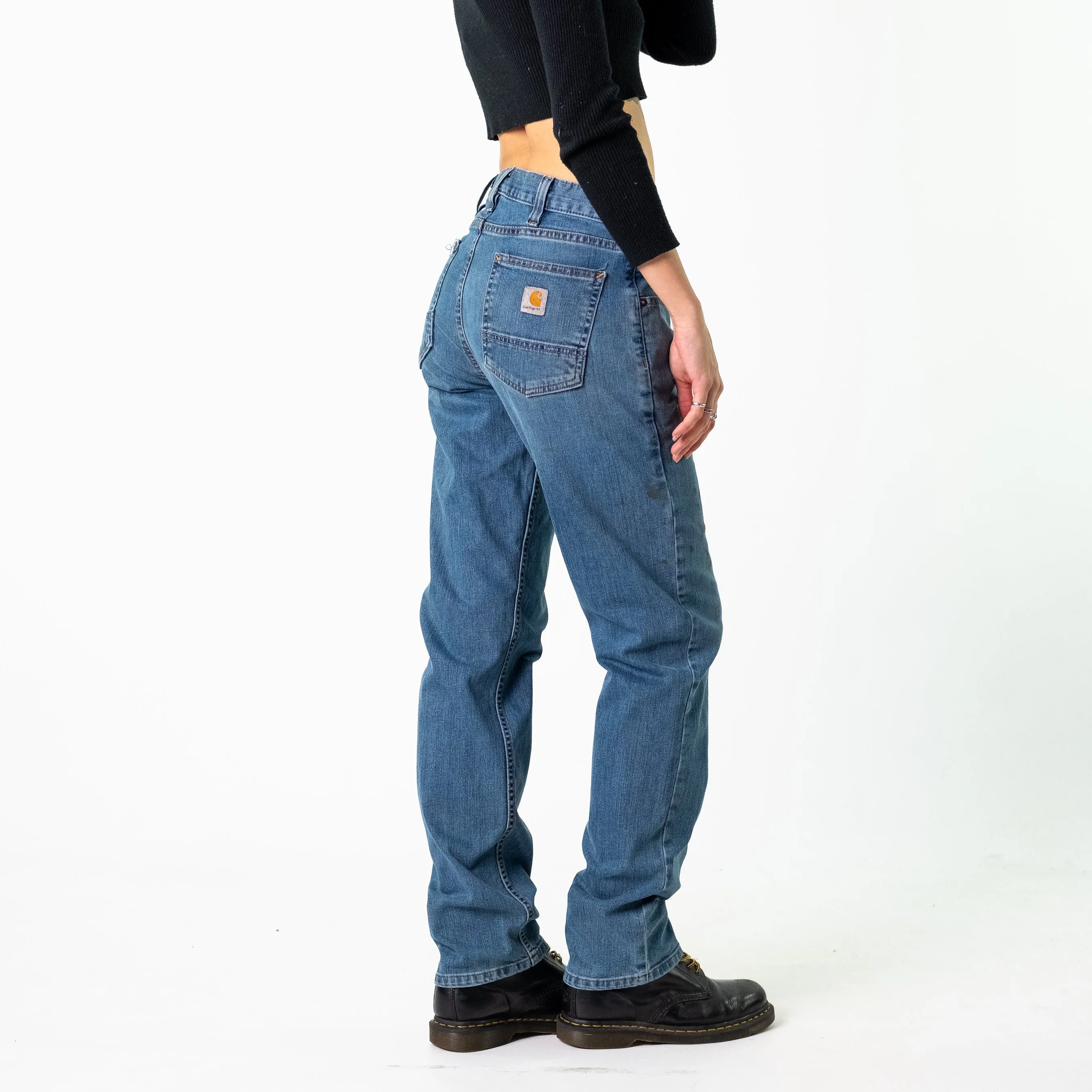 Blue Denim 90s Carhartt  Cargo Skater Trousers Pants Jeans (30x32)