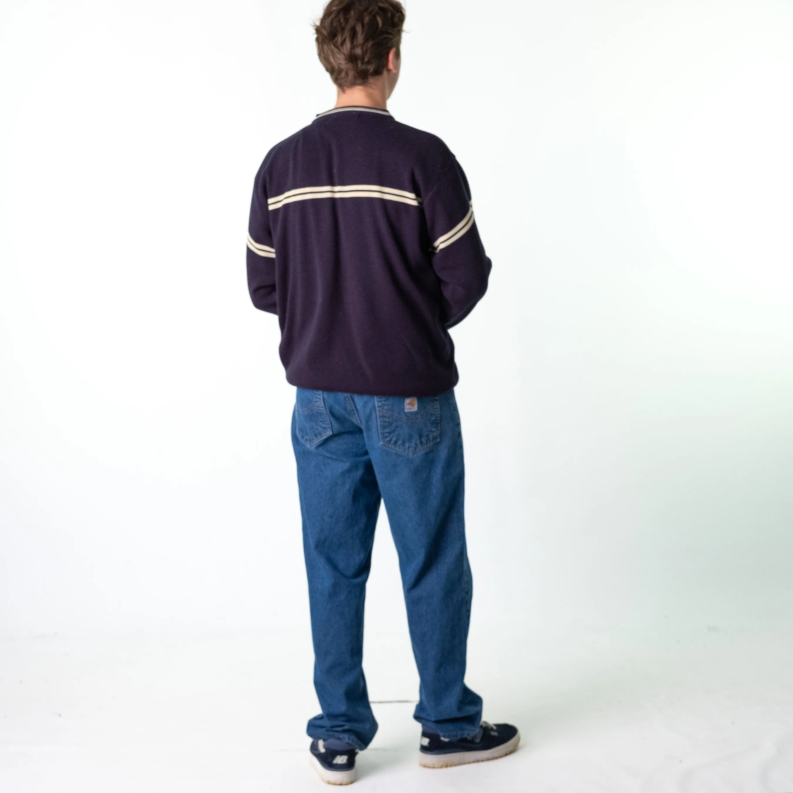 Blue Denim 90s Carhartt  Cargo Skater Trousers Pants Jeans (35x32)