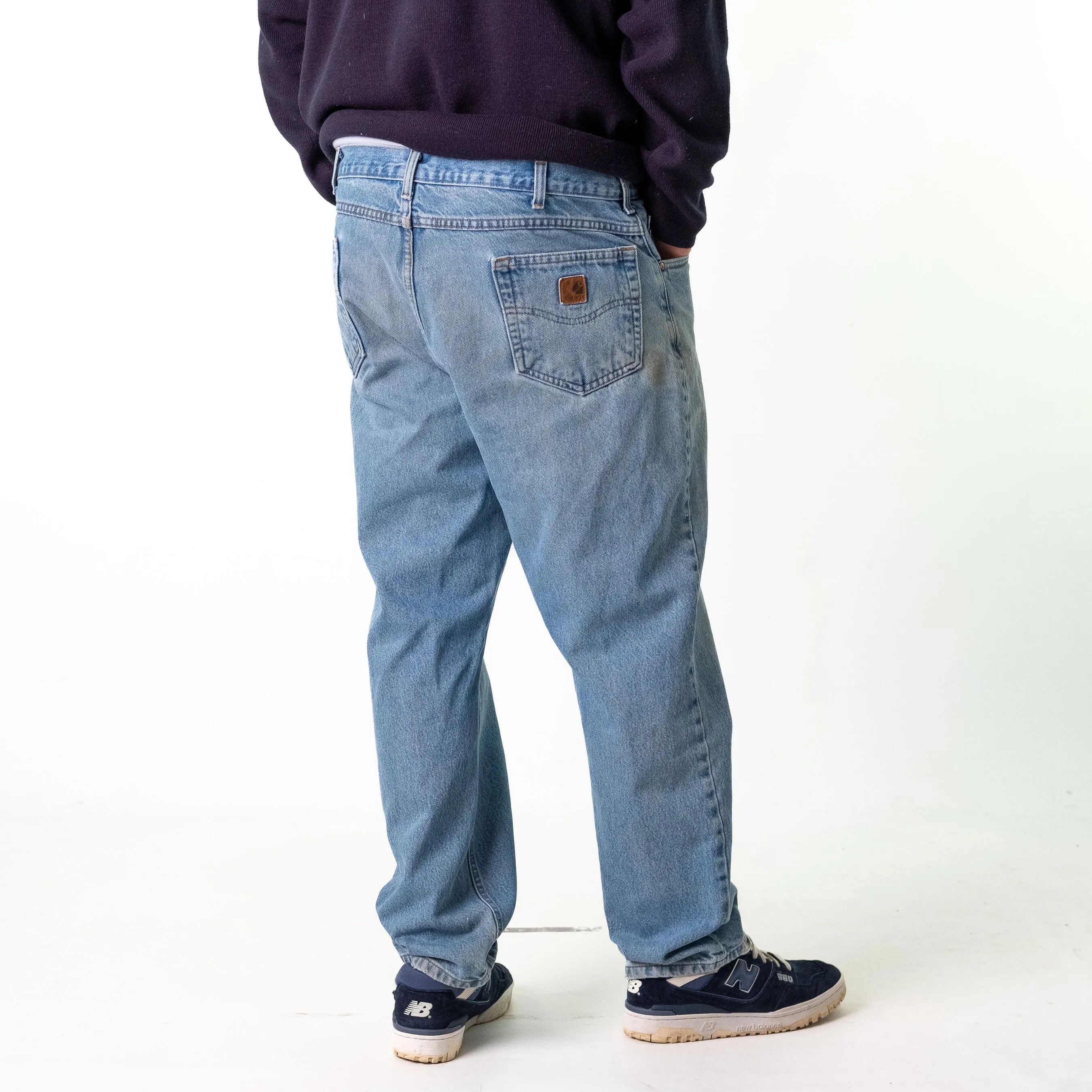 Blue Denim 90s Carhartt  Cargo Skater Trousers Pants Jeans (40x30)