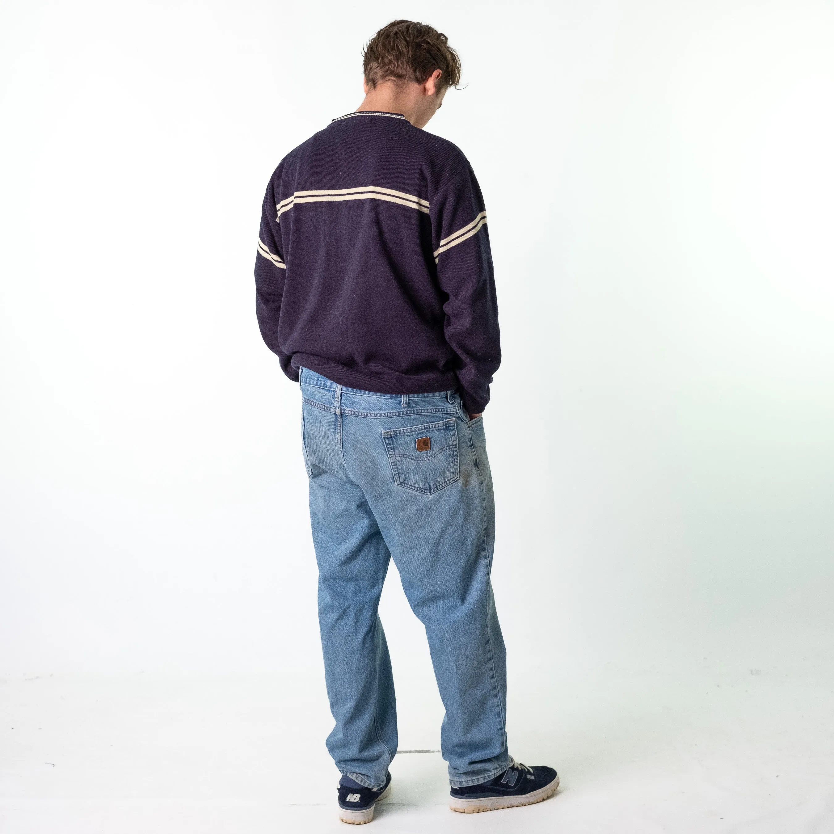 Blue Denim 90s Carhartt  Cargo Skater Trousers Pants Jeans (40x30)