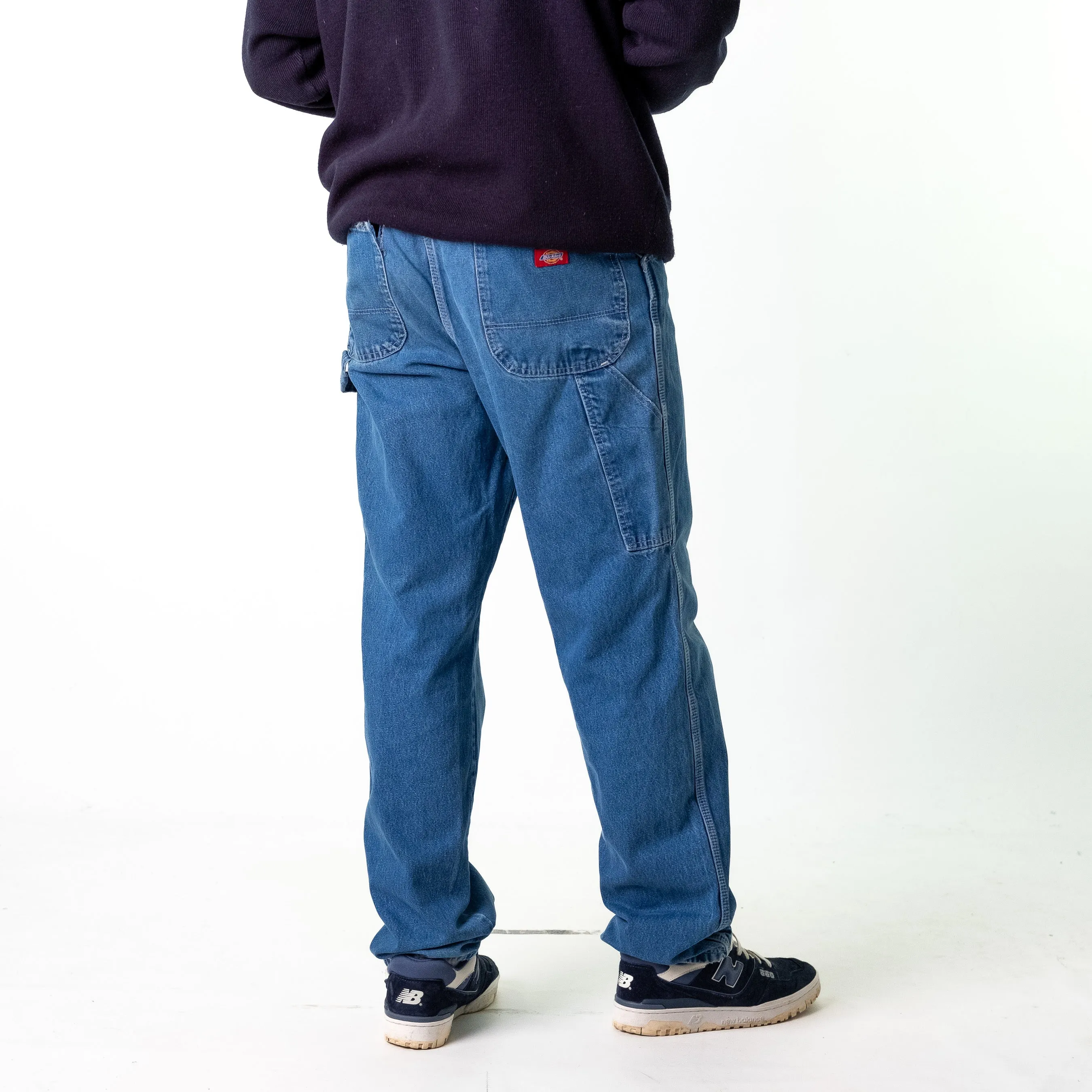 Blue Denim 90s Dickies  Cargo Skater Trousers Pants Jeans (36x34)