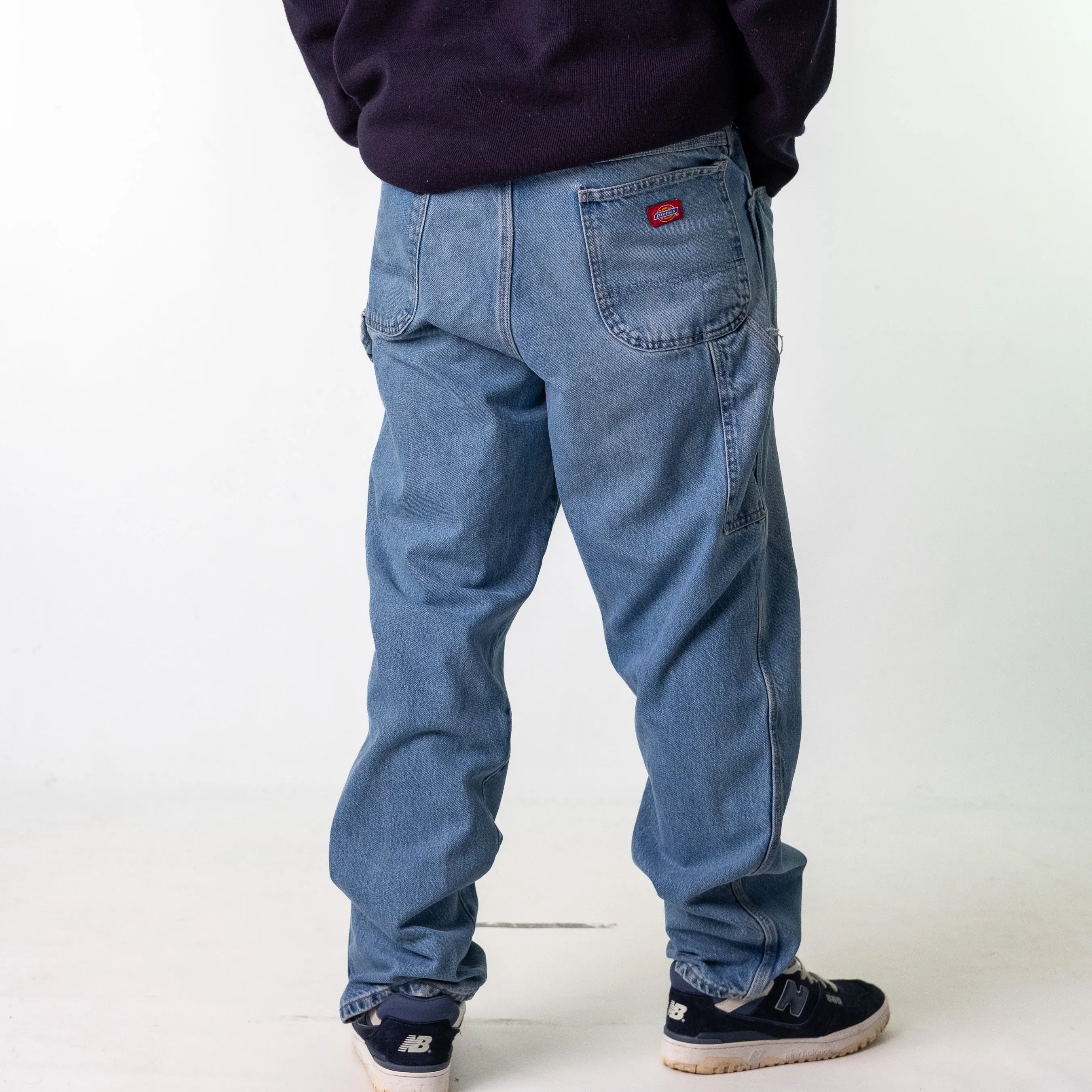 Blue Denim 90s Dickies  Cargo Skater Trousers Pants Jeans (38x33)