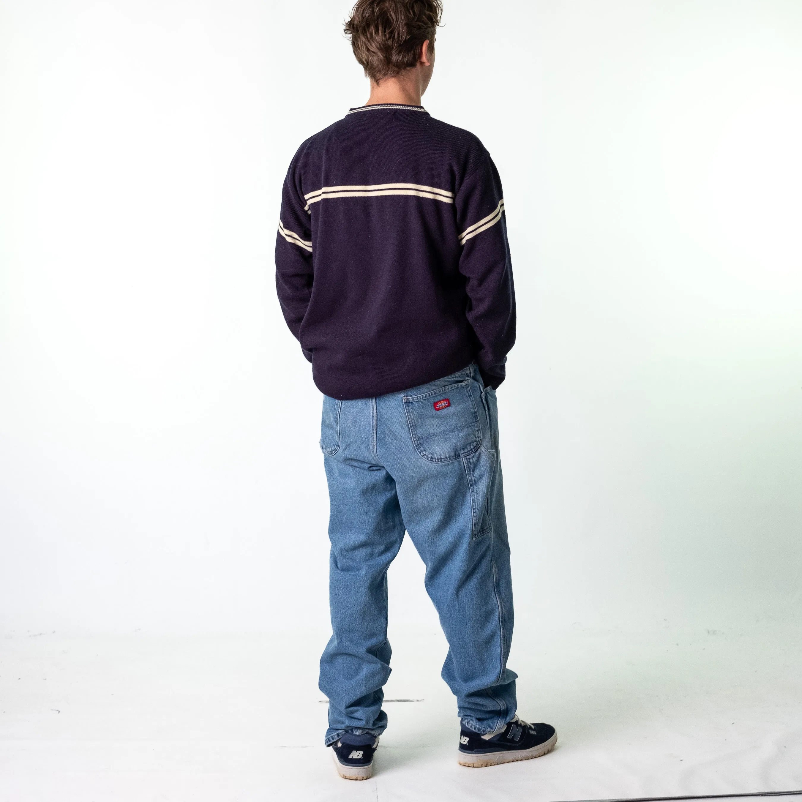 Blue Denim 90s Dickies  Cargo Skater Trousers Pants Jeans (38x33)