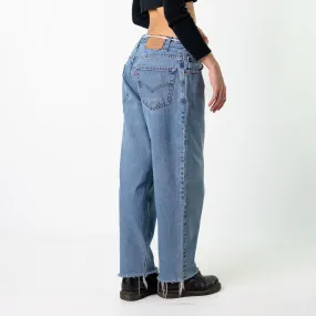 Blue Denim 90s Levi's 560S Cargo Skater Trousers Pants Jeans (34x28)