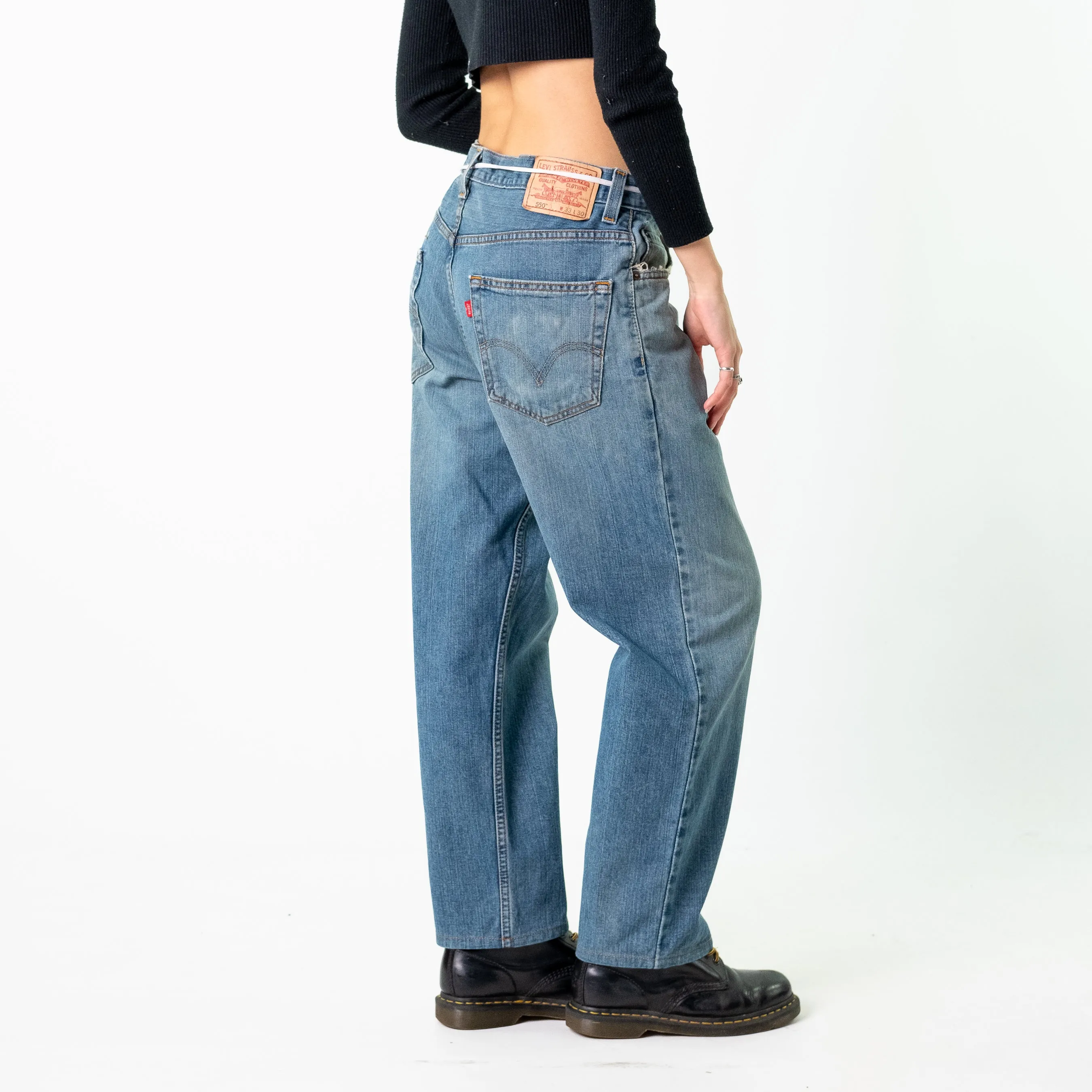 Blue Denim 90s Levi's  Cargo Skater Trousers Pants Jeans (33x30)