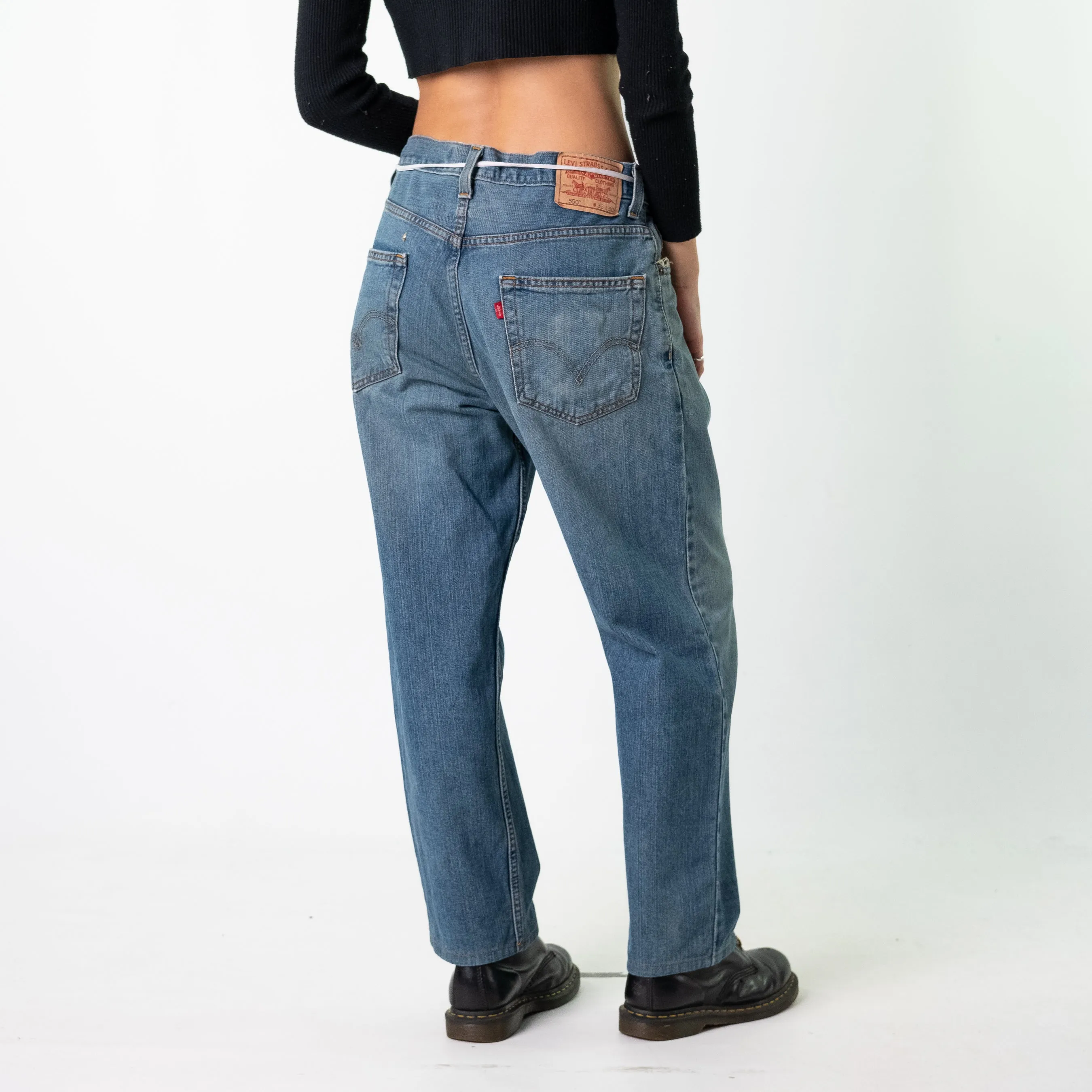 Blue Denim 90s Levi's  Cargo Skater Trousers Pants Jeans (33x30)