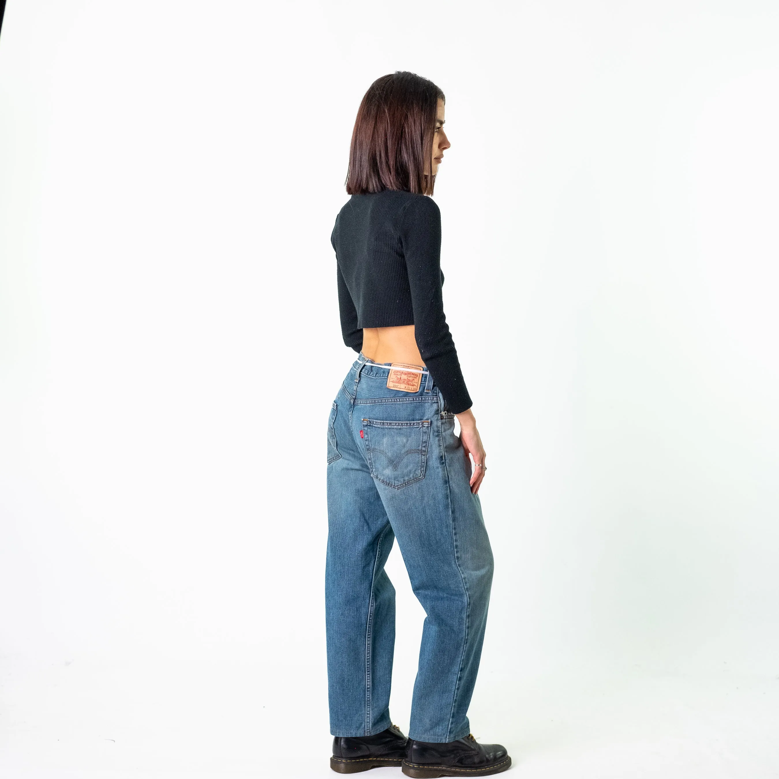 Blue Denim 90s Levi's  Cargo Skater Trousers Pants Jeans (33x30)