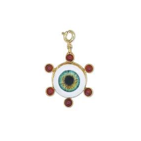 Blue-Green Eye Charm