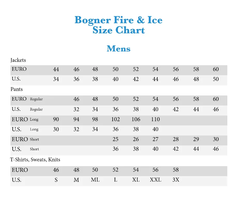 Bogner Fire + Ice Piena-T