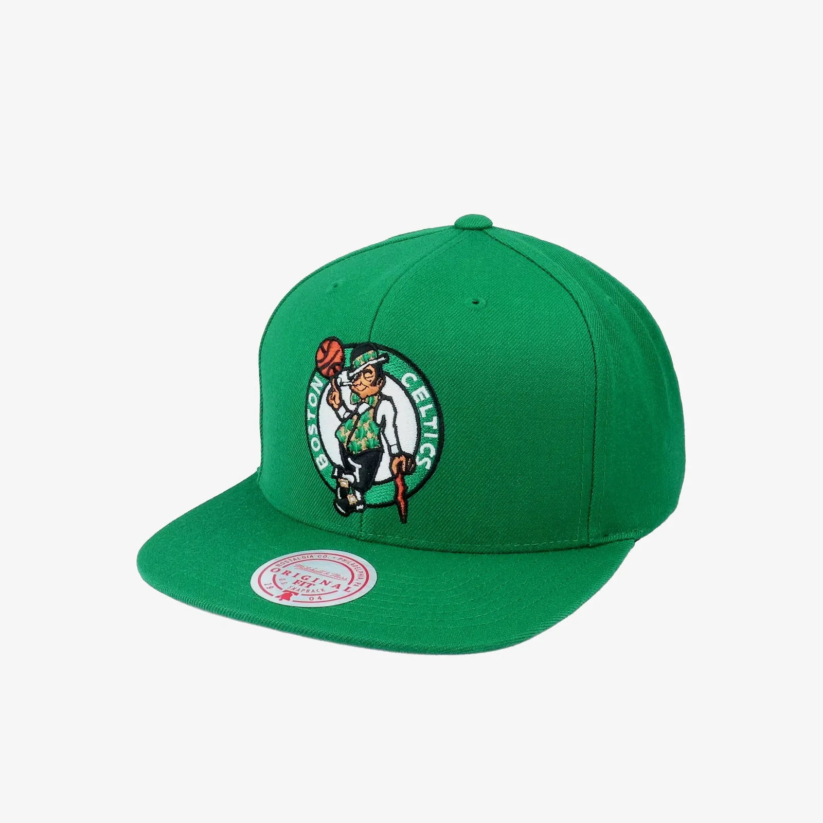 Boston Celtics Team Ground Classic Redline Snapback - Green