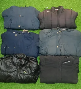 **BRANDED HELLY HANSEN & WOOLRICH PUFFER JACKETS**