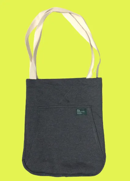 Brooklyn Work T87 Fleece Sweatshirt Tote Bag Dark Heather Grey