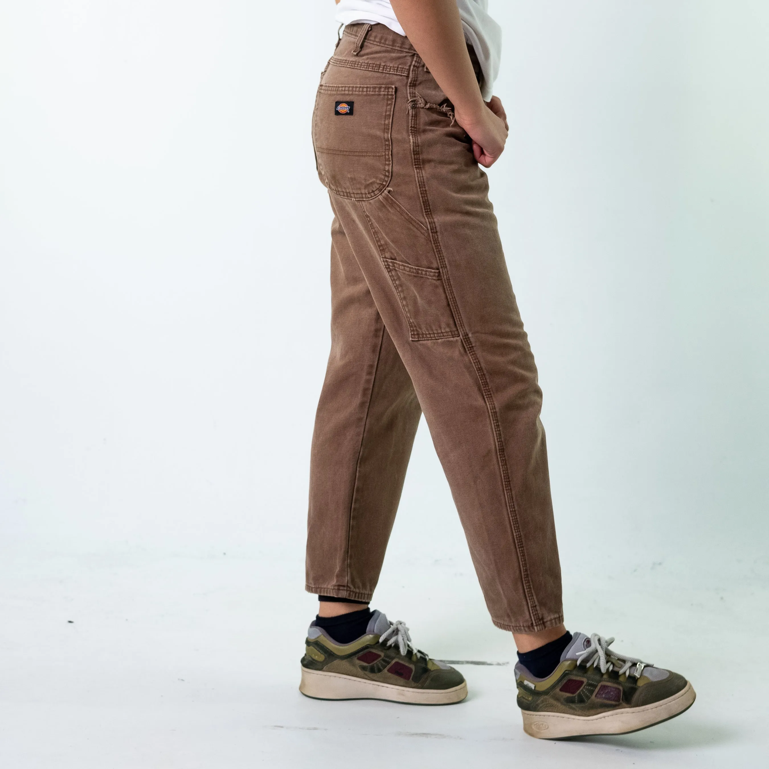 Brown 90s Dickies  Cargo Skater Trousers Pants Jeans (32x30)