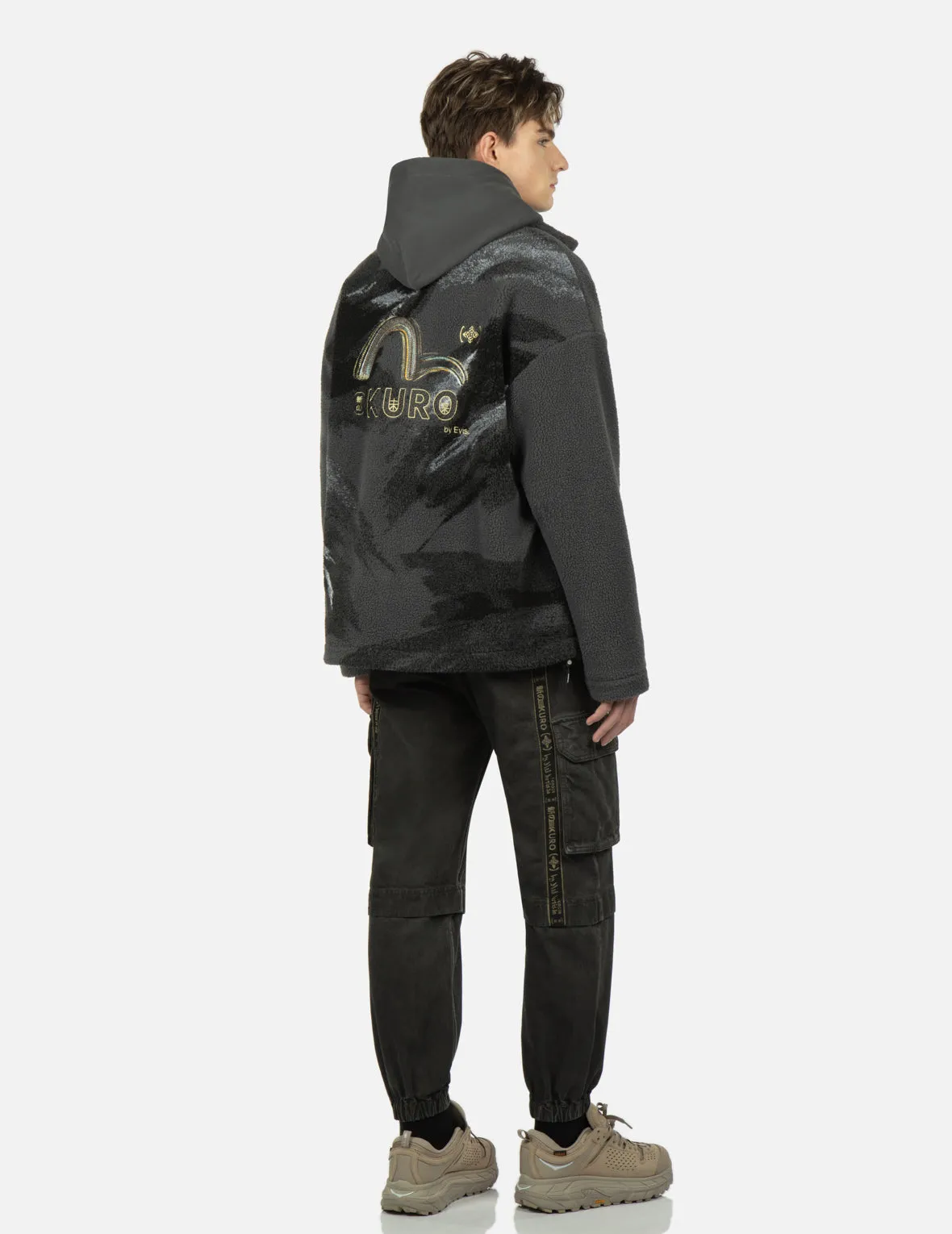 Brush Camouflage Jacquard Fleece Jacket