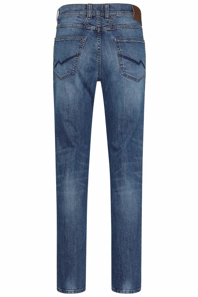 Bugatti Dry Indigo Wash Jeans L34 Mid Stone