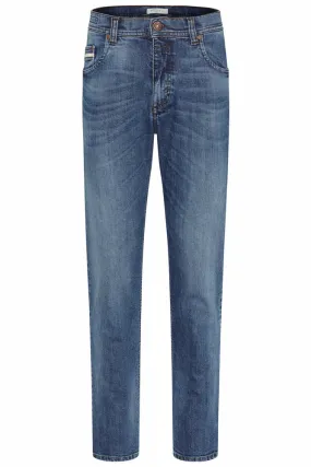 Bugatti Dry Indigo Wash Jeans L34 Mid Stone