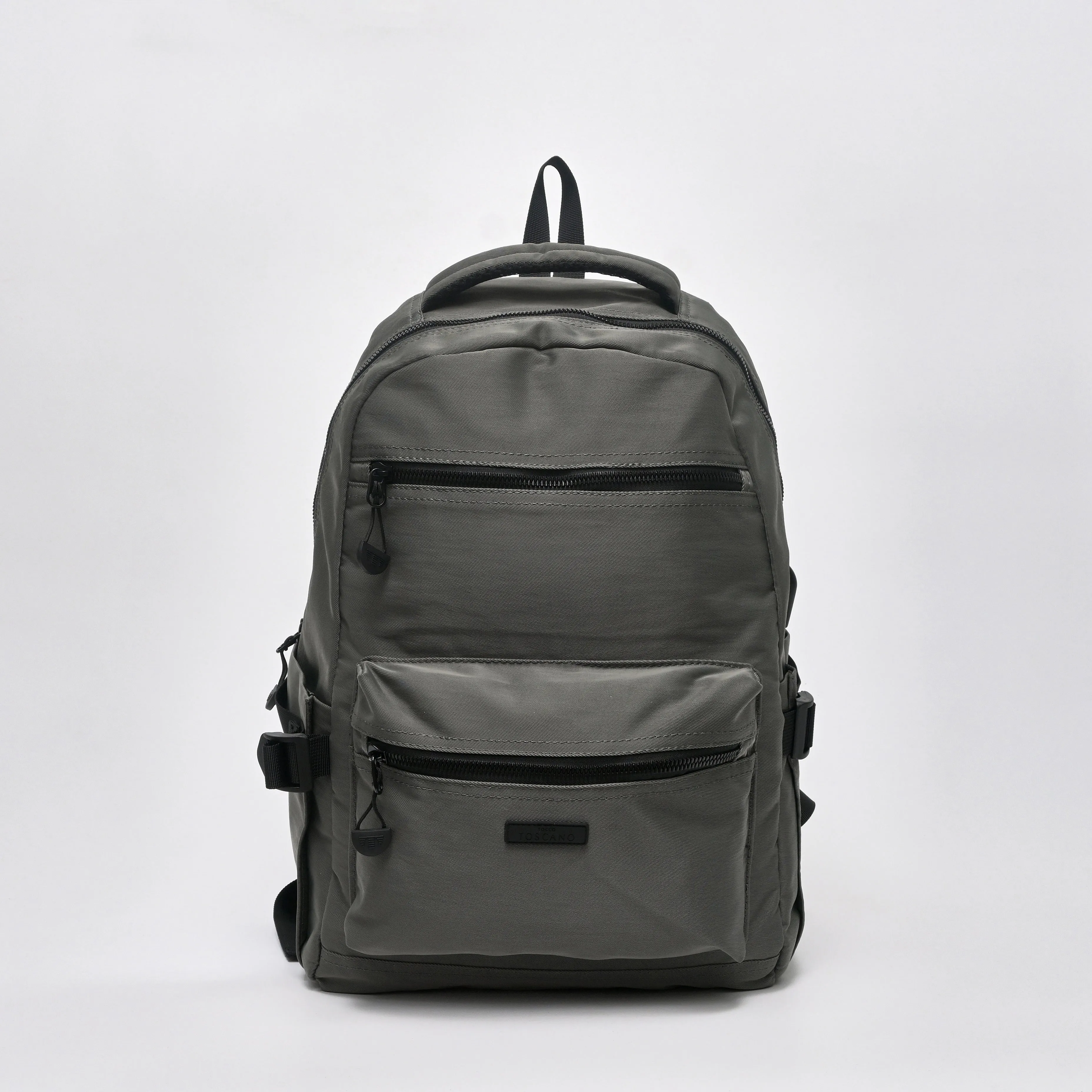 Casual laptop backpack with zipper pockets - TGBP1533NN3BK3