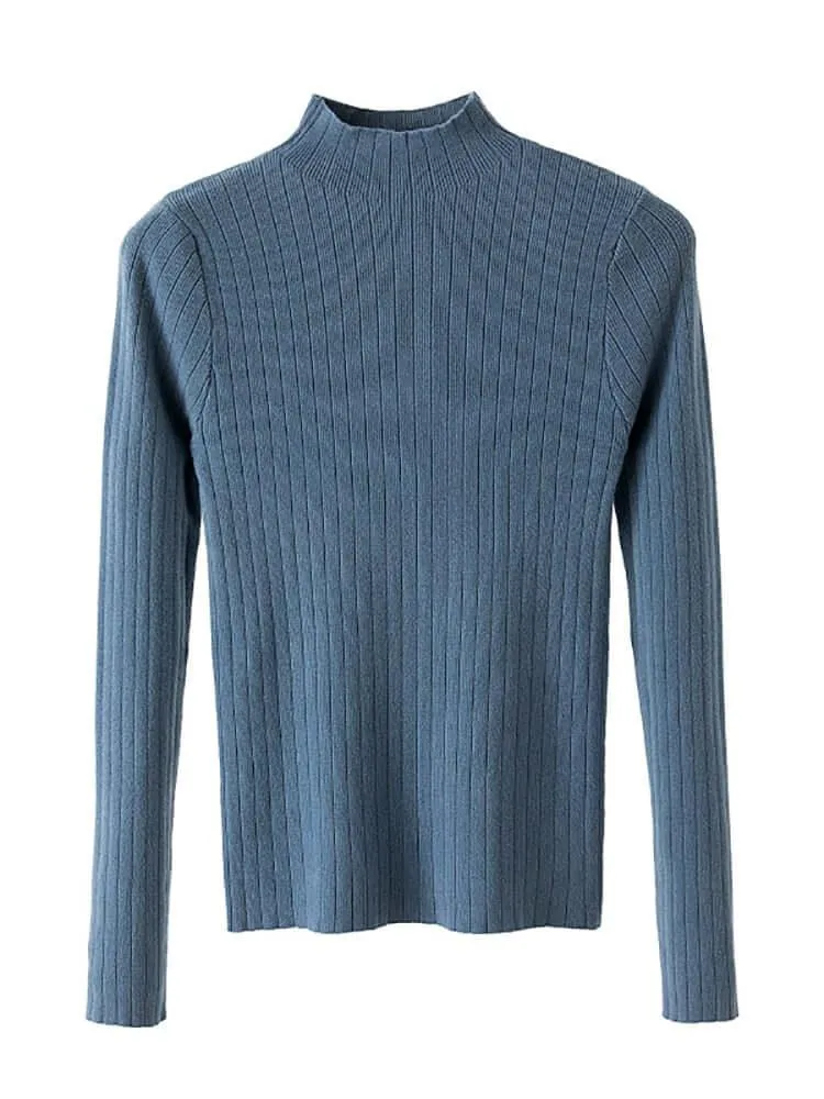 Charming Turtleneck Knitwear