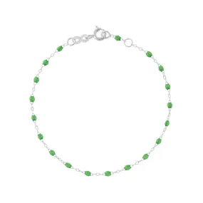 Classic Gigi Green bracelet, White Gold, 5.9