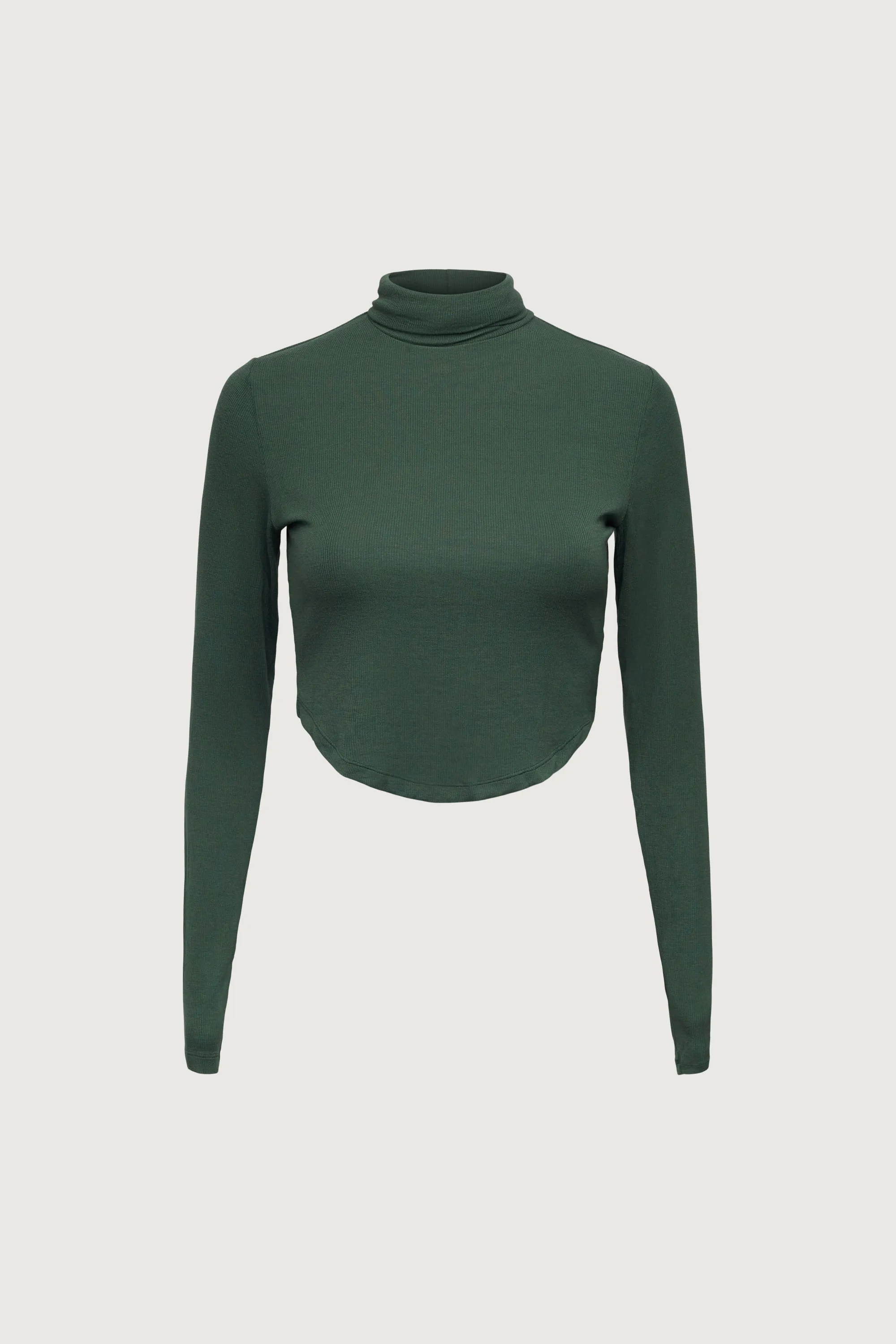 CROPPED TURTLENECK TOP