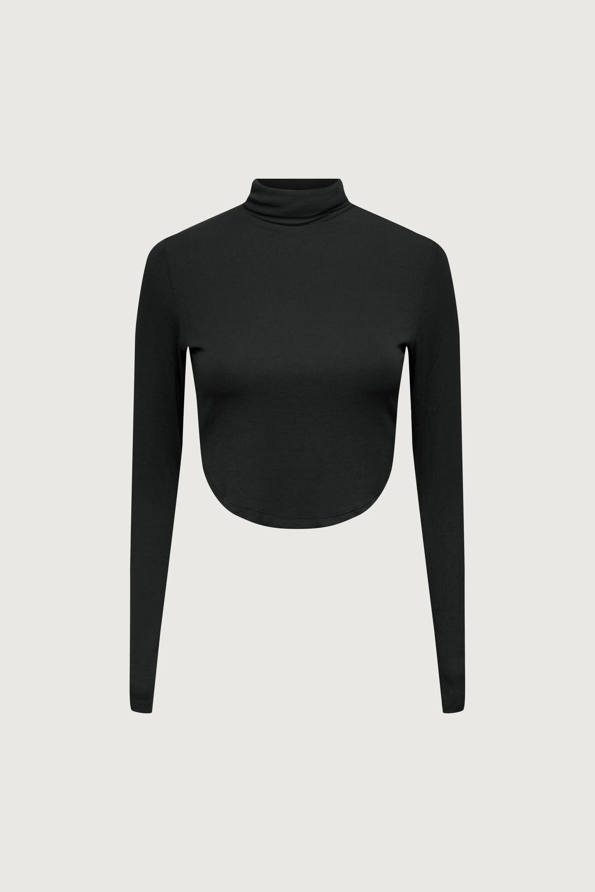 CROPPED TURTLENECK TOP