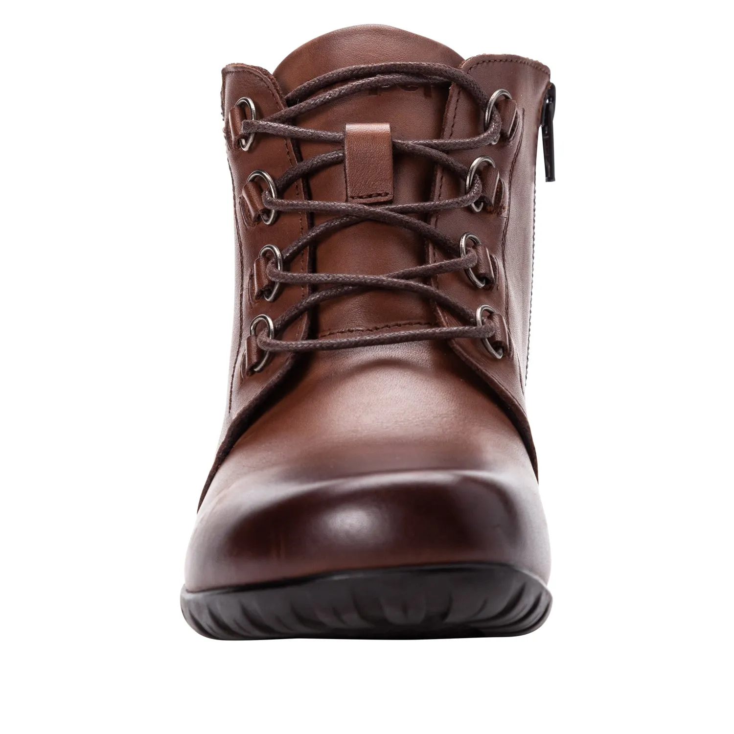  Delaney Waterproof Zipper Bootie WIDE in Brown  