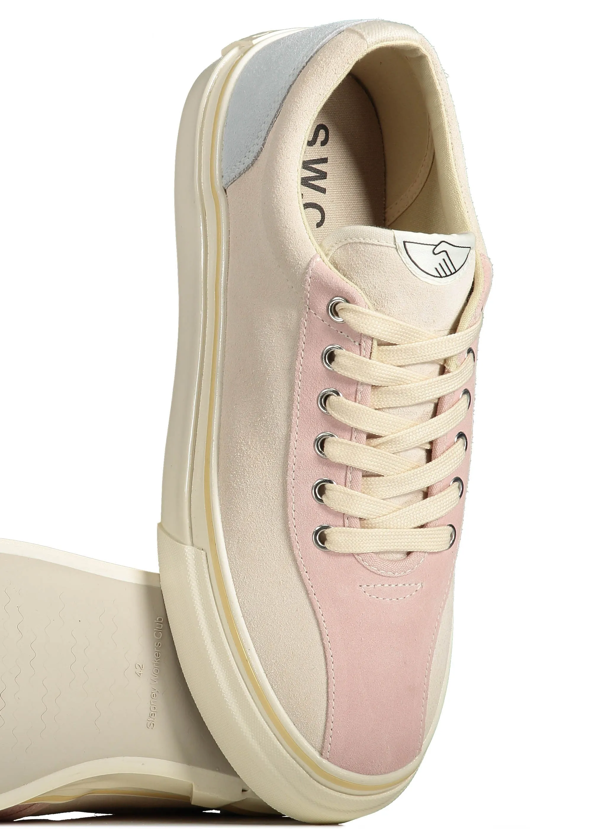 Dellow Suede Trainers - Pastel