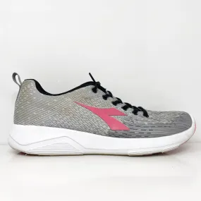 Diadora Womens X Run Light 2 C6427 Gray Running Shoes Sneakers Size 9