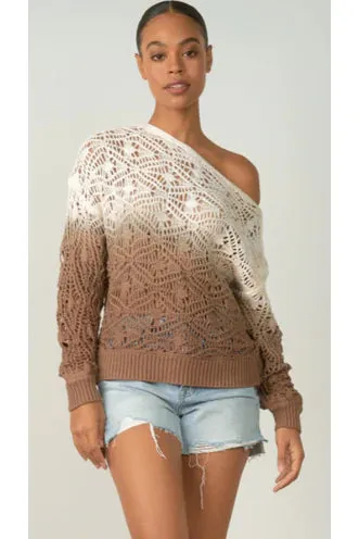 Elan Sophie Crochet Sweater