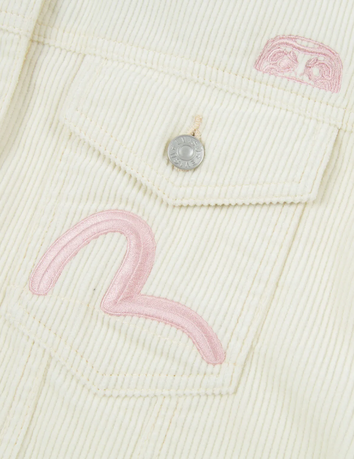 EVISU Squad Embroidery Corduroy Jacket